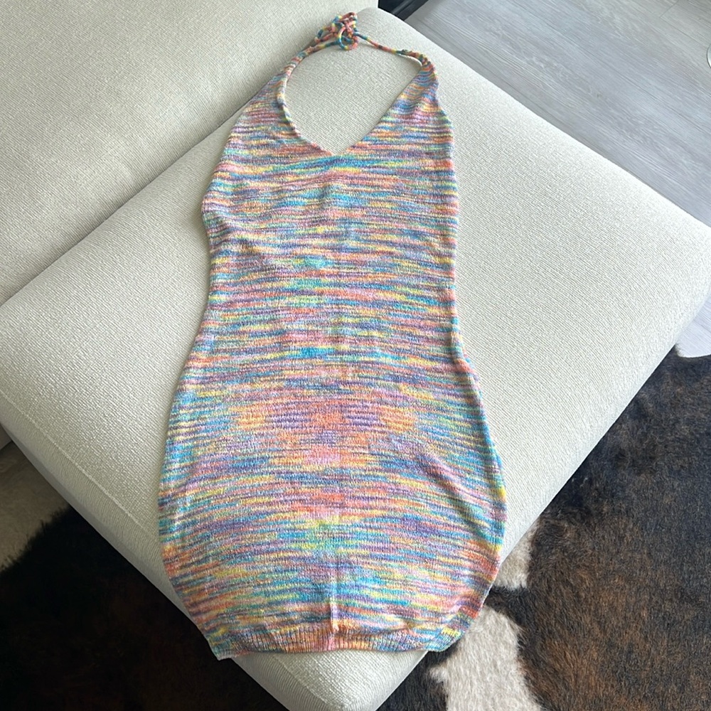 Princess Polly multicolor mini dress - halter